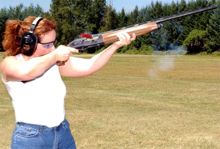 Misty Poulson and Beretta 391 by John MCEnroe Misty Poulson and Beretta 391 by John McEnroe