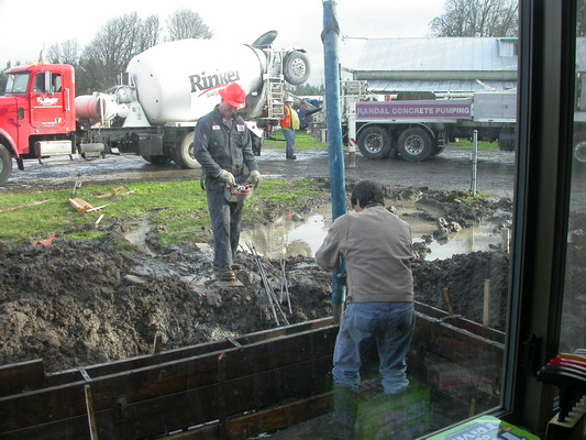 Concrete Pour on January 27 by Misty Poulson Concrete Pour on January 27 by Misty Poulson