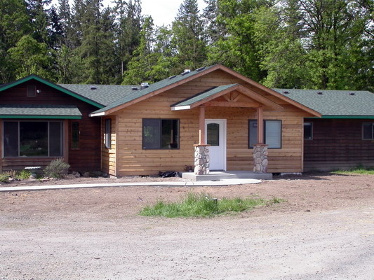 House Front With Porch Posts by Misty Poulson House Front With Porch Posts by Misty Poulson