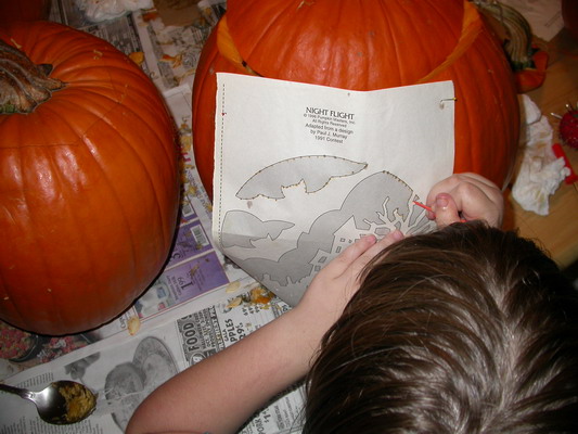 Alana's Pumpkin Carving Pattern by Josh Poulson Alana's Pumpkin Carving Pattern by Josh Poulson