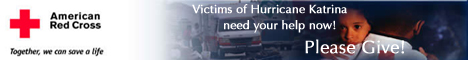 Give to the Red Cross to support the victims of Hurricane Katrina