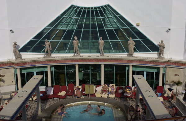 Adult Swim Area on Voyager of the Seas, by John McEnroe Adult Swim Area on Voyager of the Seas, by John McEnroe