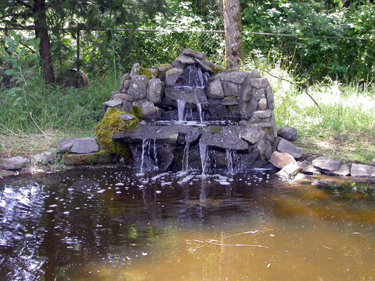 Backyard Waterfall by Misty Poulson Backyard Waterfall by Misty Poulson